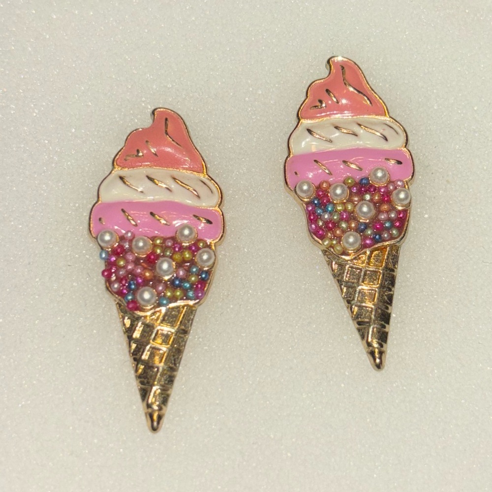 BaubleBar Ice Cream Cone Earrings